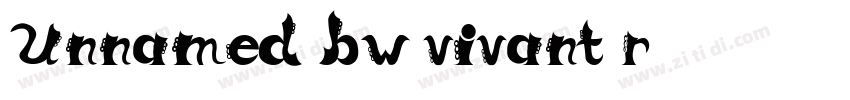 Unnamed bw vivant r字体转换